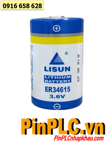 Lisun ER34615 lithium 3.6v; Pin nuôi nguồn Lisun ER34615 lithium 3.6v D 19000mAh chính hãng